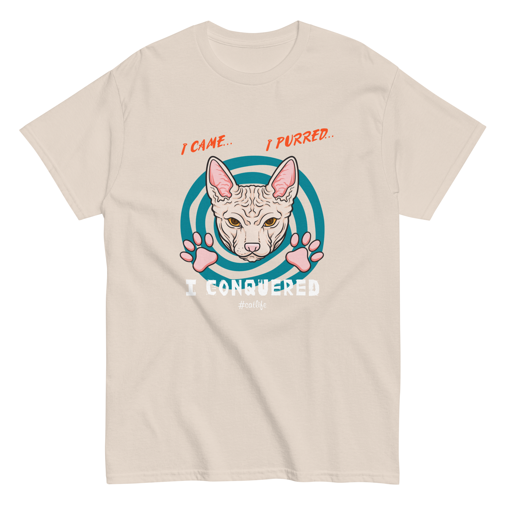 I CONQUERED CAT unisex t-shirt
