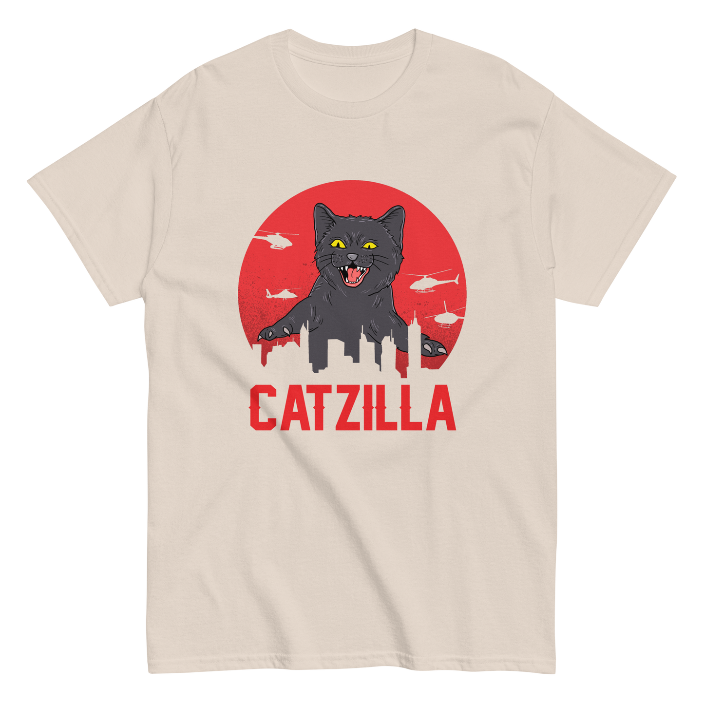 CATZILLA Cat series unisex cotton t-shirt