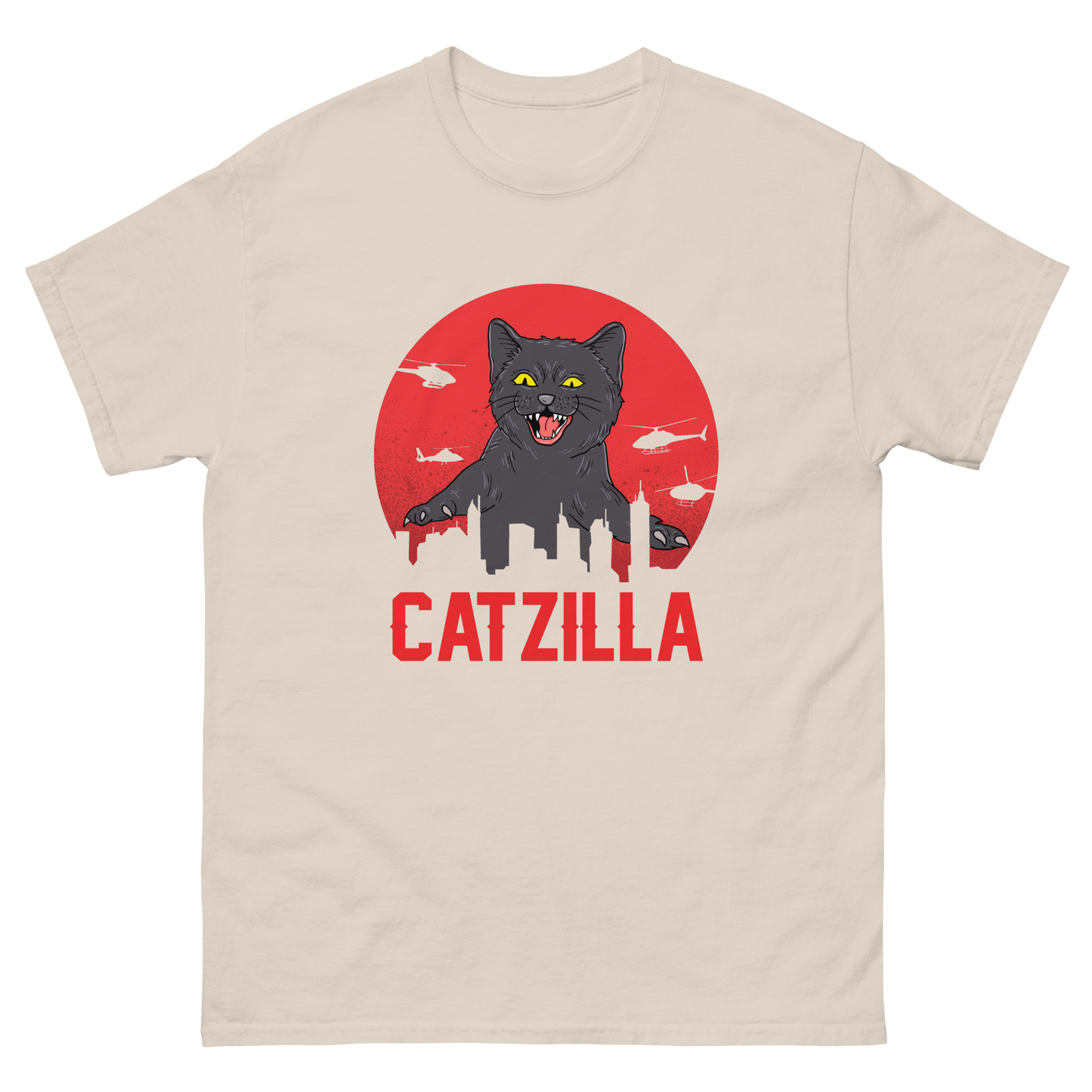 CATZILLA Cat series unisex cotton t-shirt