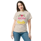 MOM QUEEN unisex t-shirt - Printoo Shop - - Mom t-shirt, t-shirt, unisex, Unisex Classic Tee | Gildan 5000