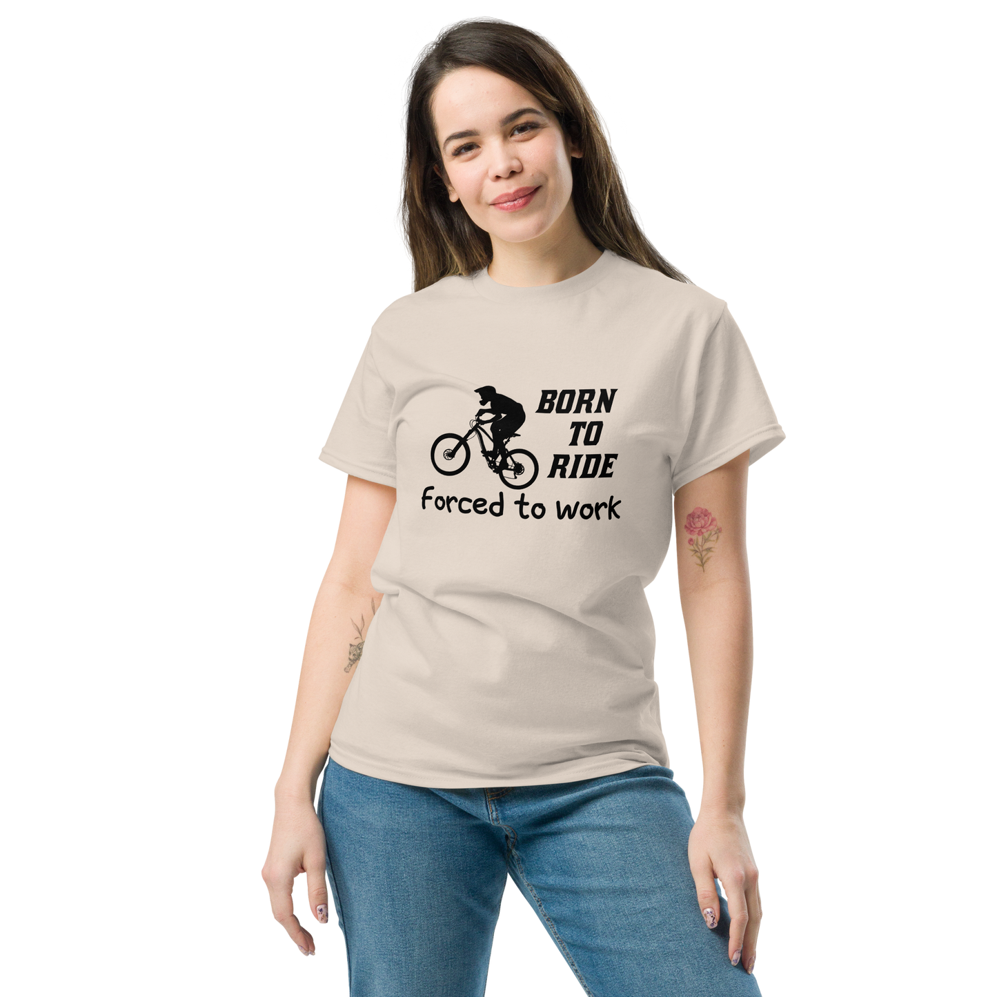 BORN TO RIDE unisex t-shirt