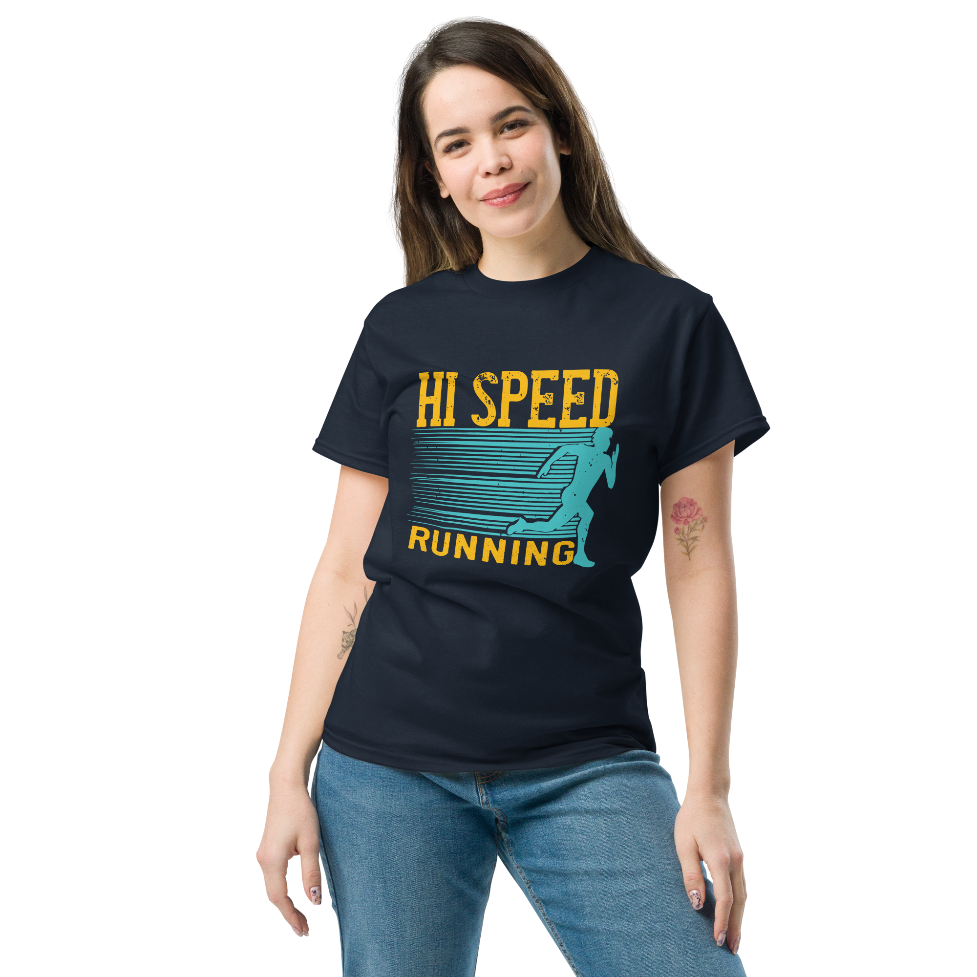 Camiseta unisex para correr HIGH SPEED RUNNING