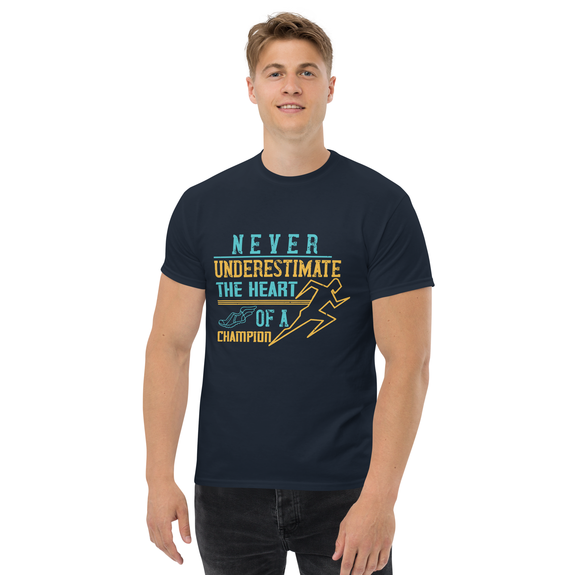 HEART OF A CHAMPION unisex t-shirt