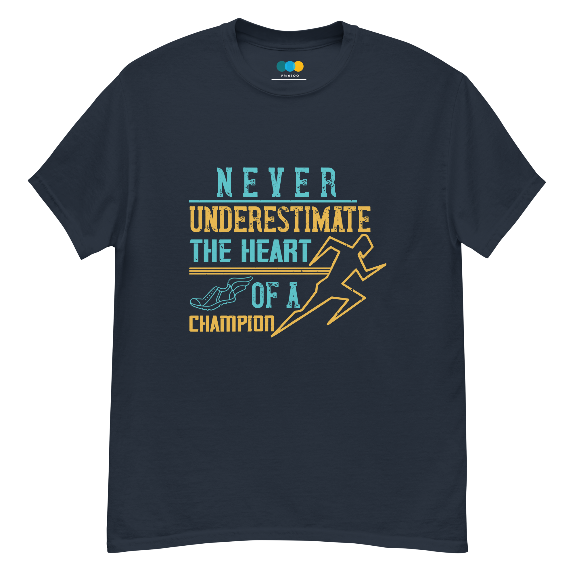 HEART OF A CHAMPION unisex t-shirt