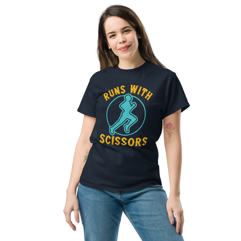 RUNS /w SCISSORS unisex t-shirt