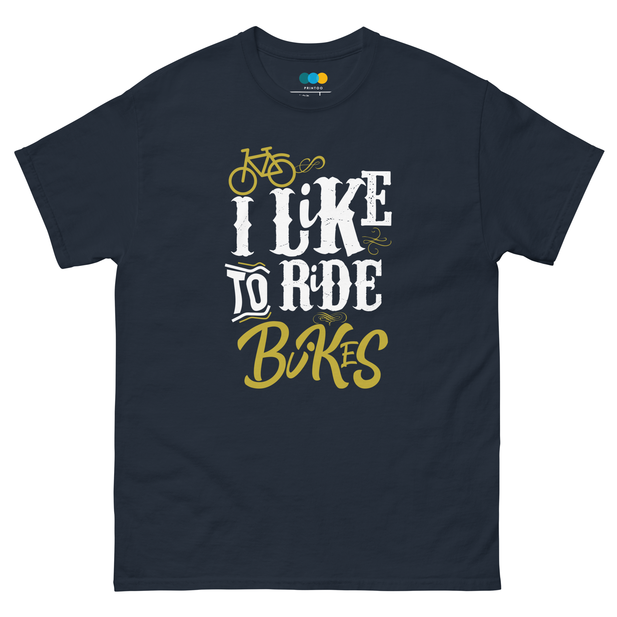 Unisex-T-Shirt „LIKE TO RIDE“
