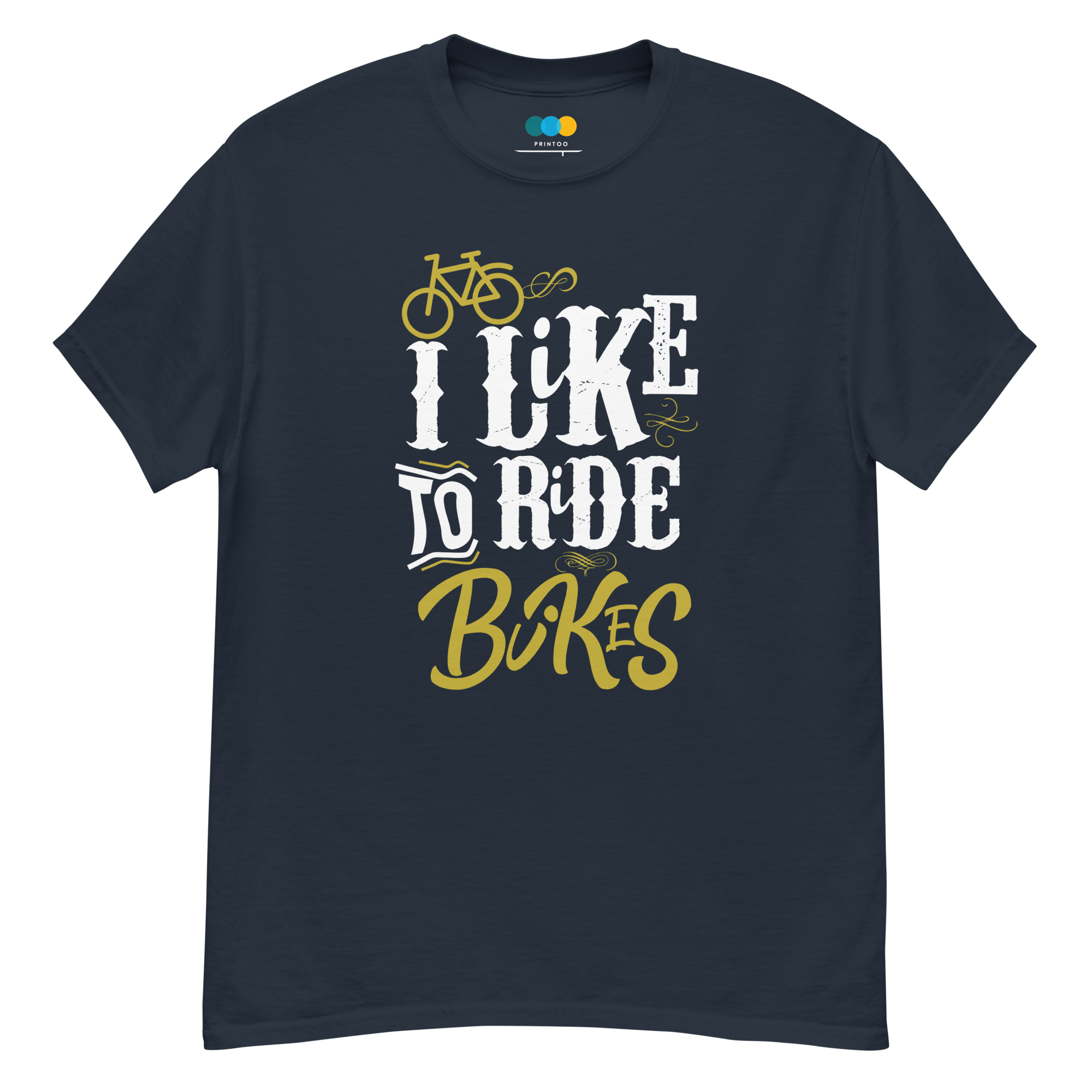 Unisex-T-Shirt „LIKE TO RIDE“