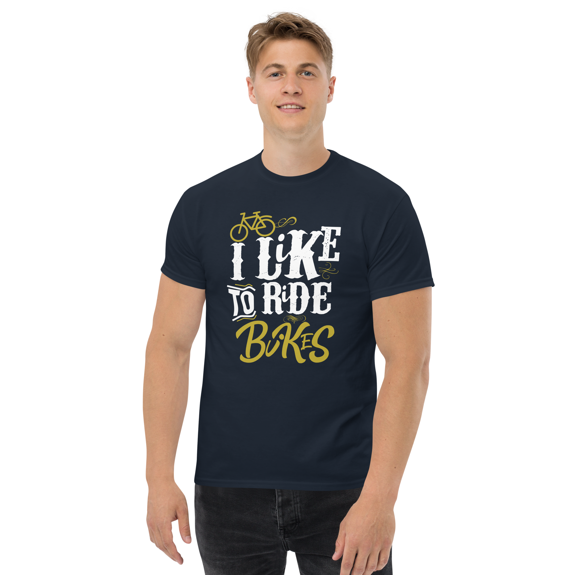 Unisex-T-Shirt „LIKE TO RIDE“