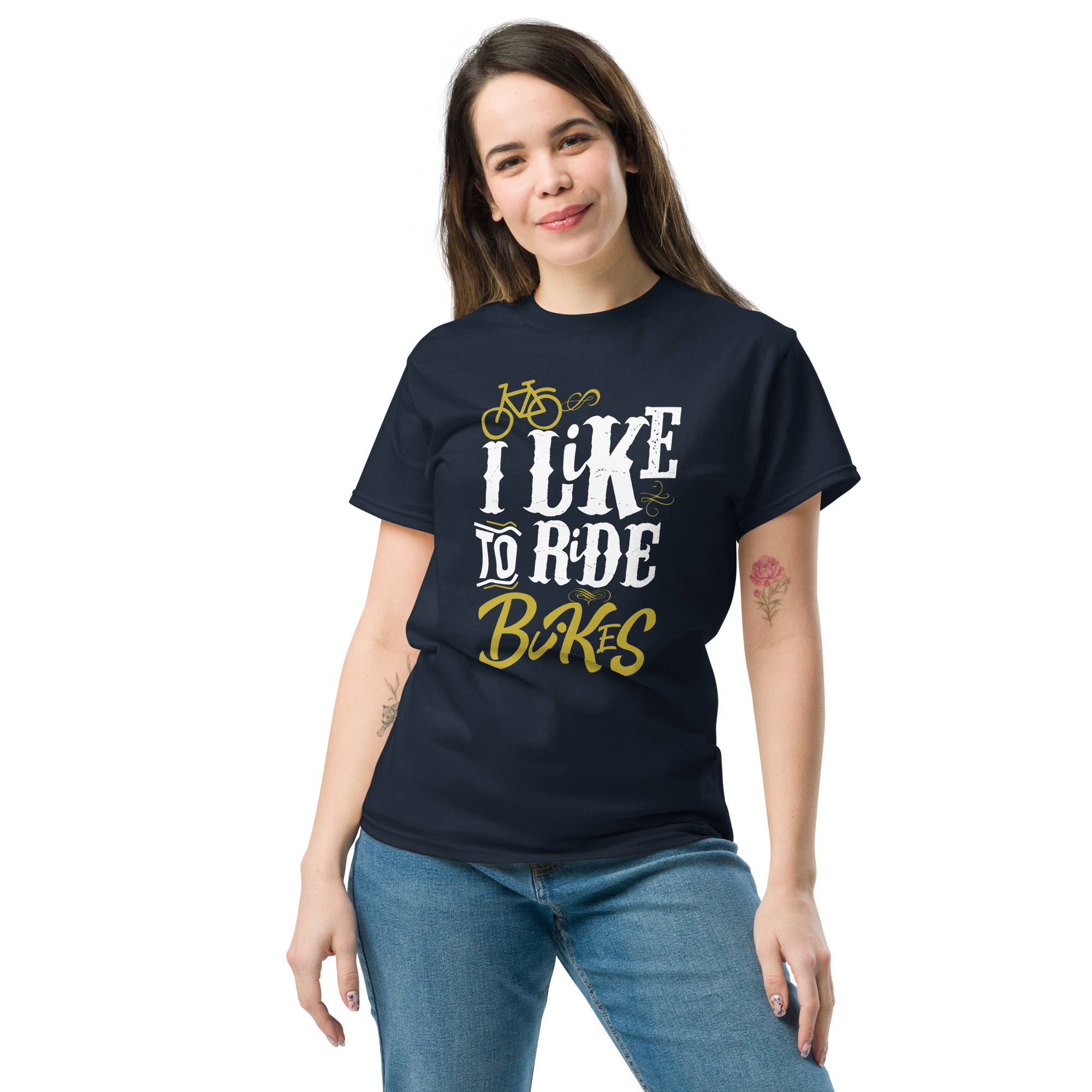 Unisex-T-Shirt „LIKE TO RIDE“
