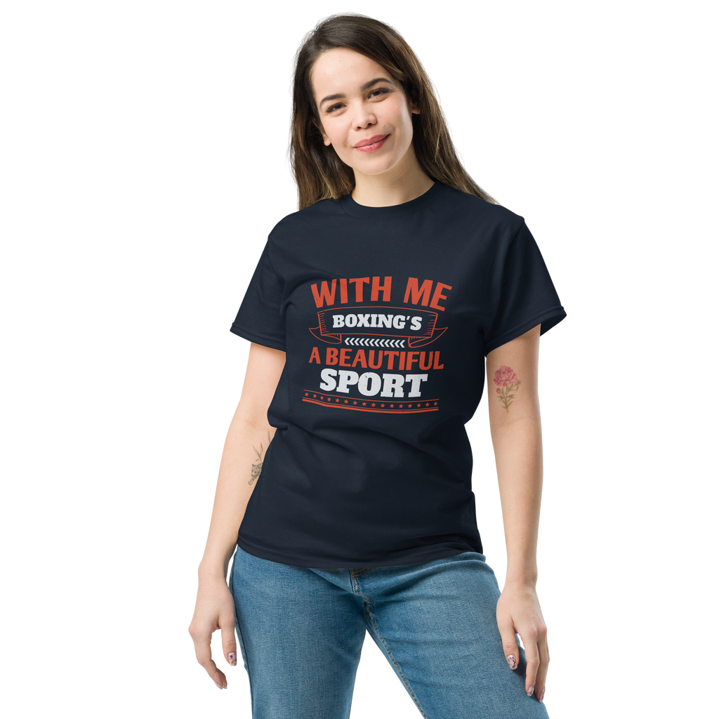BOXING IS BEAUTIFUL unisex boxing t-shirt