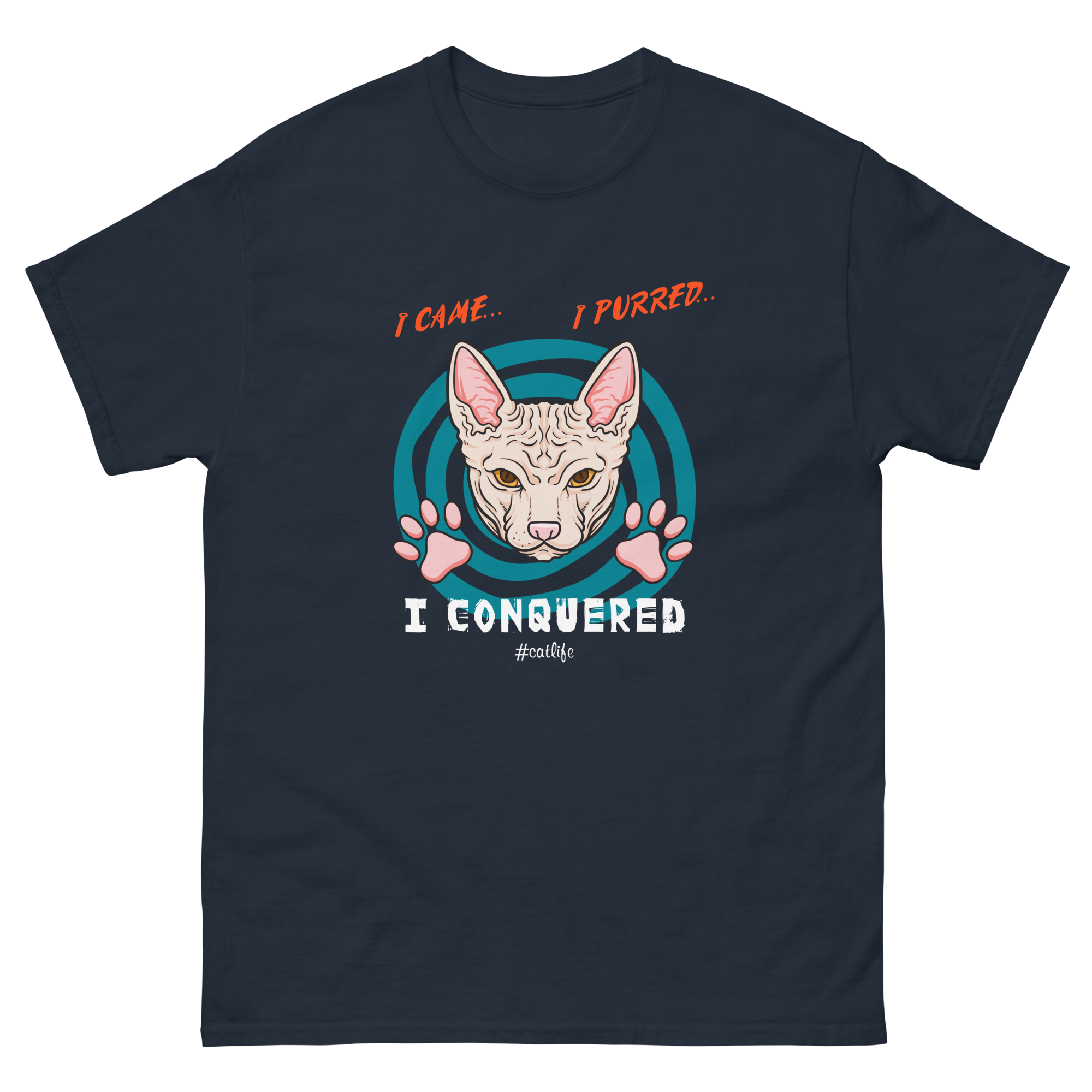 I CONQUERED CAT unisex t-shirt