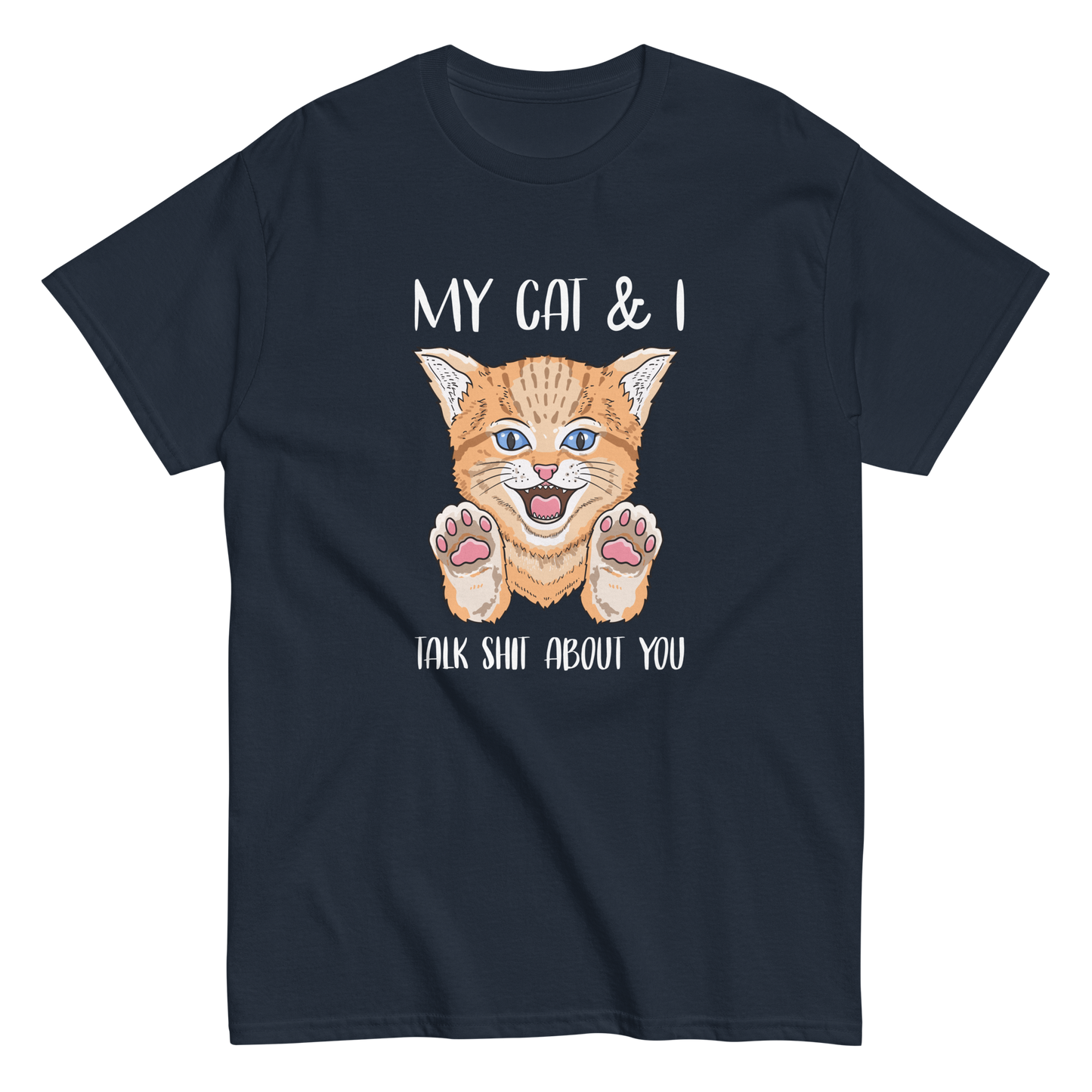 MY CAT & I Cat series unisex cotton t-shirt