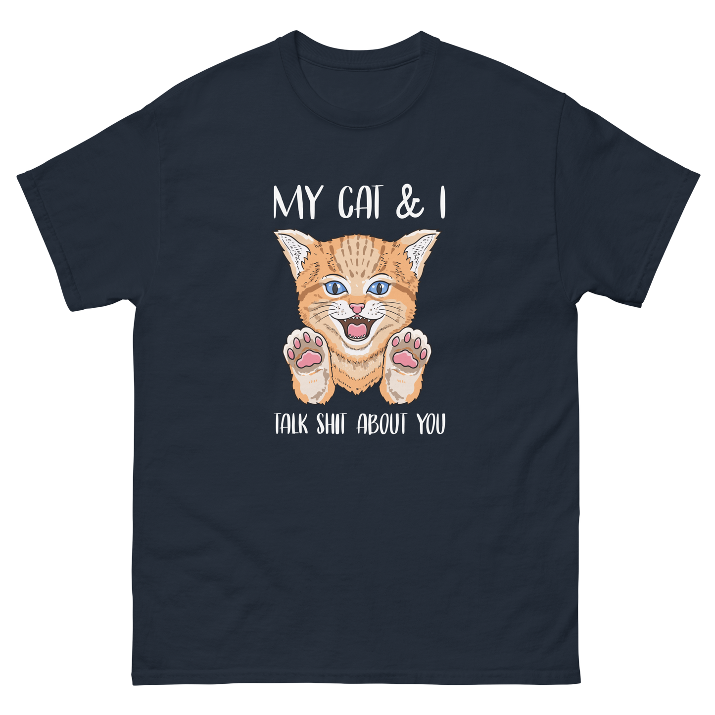 MY CAT & I Cat series unisex cotton t-shirt