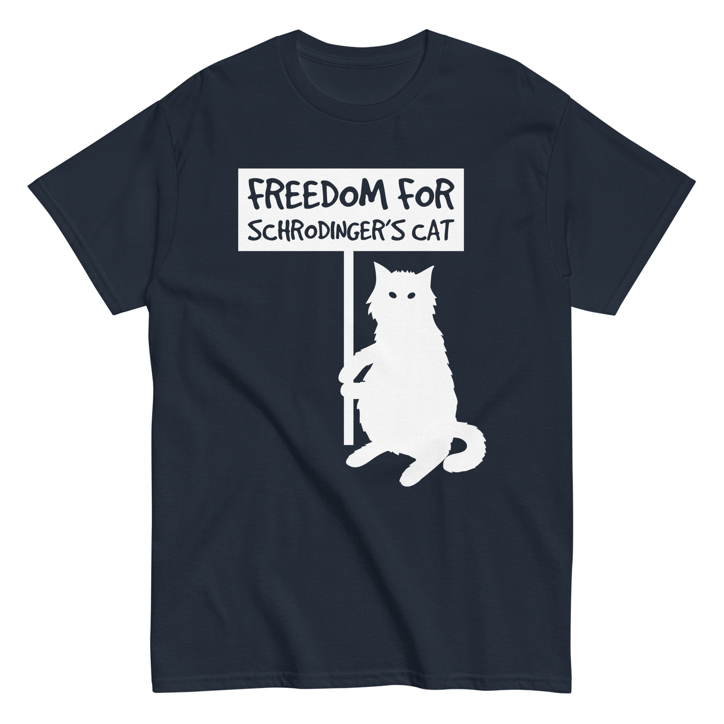 SCHRODINGER'S CAT Cat series unisex cotton t-shirt