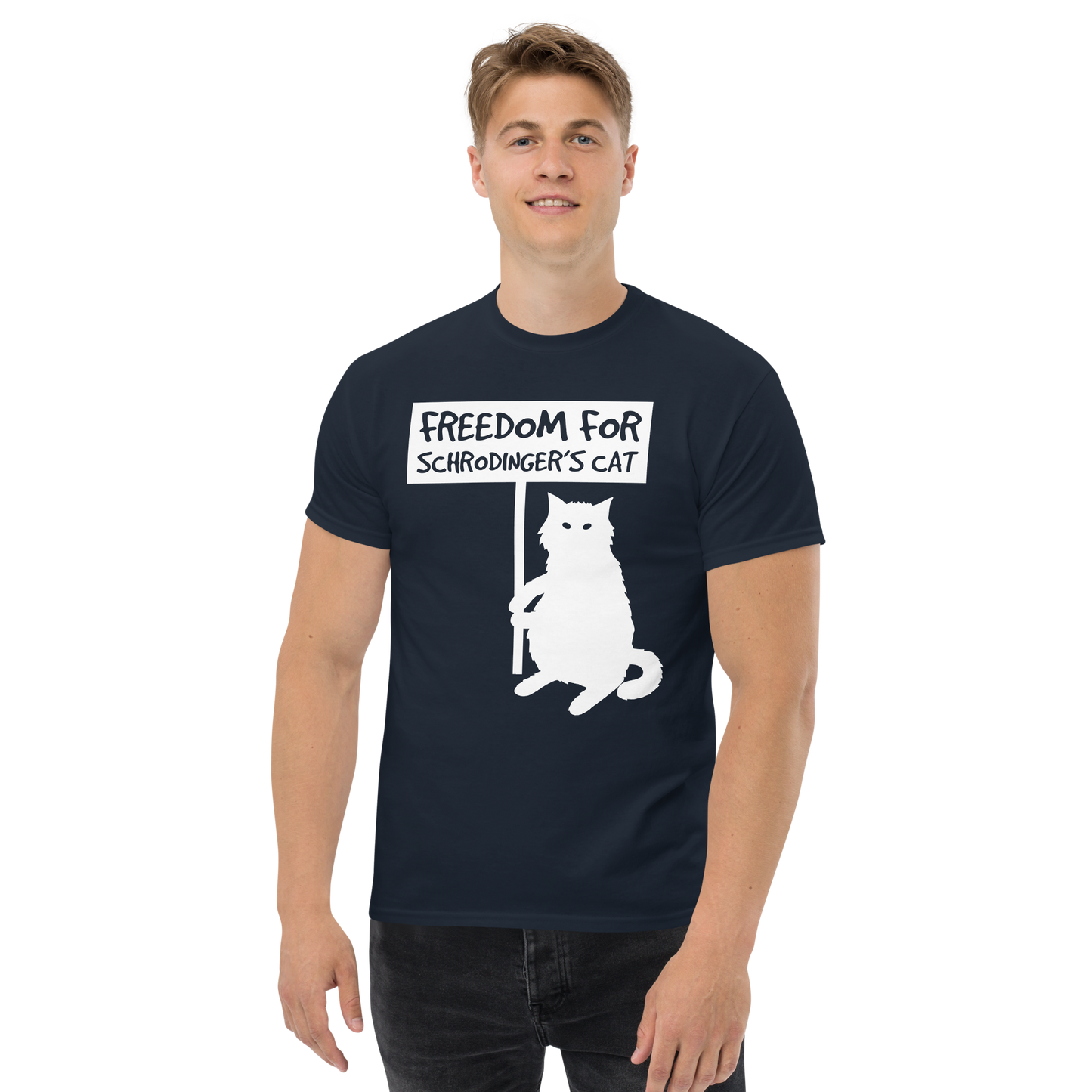 SCHRODINGER'S CAT Cat series unisex cotton t-shirt