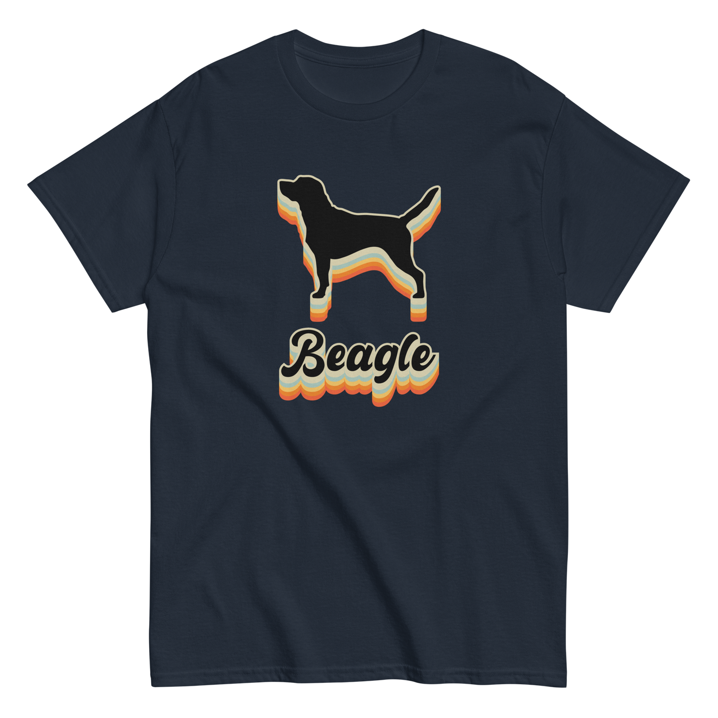 BEAGLE DARK unisex dog series t-shirt