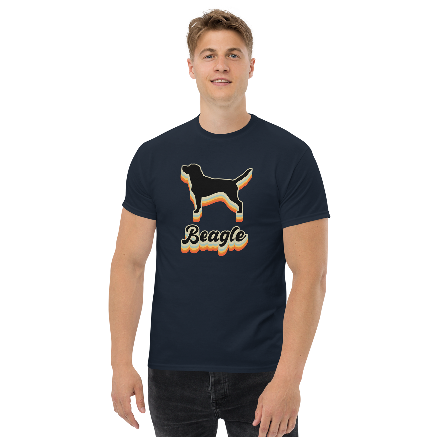 BEAGLE DARK unisex dog series t-shirt