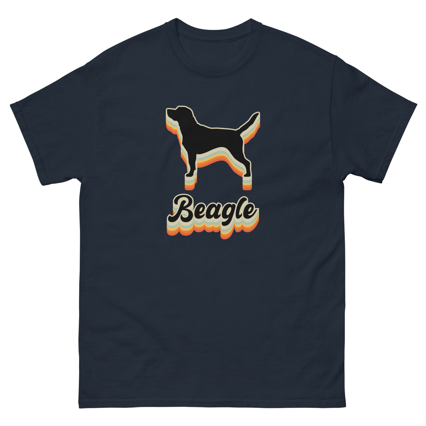 BEAGLE DARK unisex dog series t-shirt