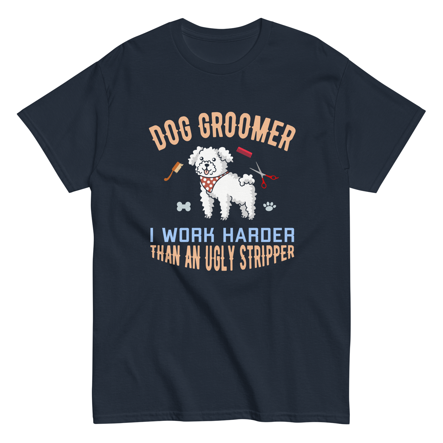 DOG GROOMER unisex dog series t-shirt