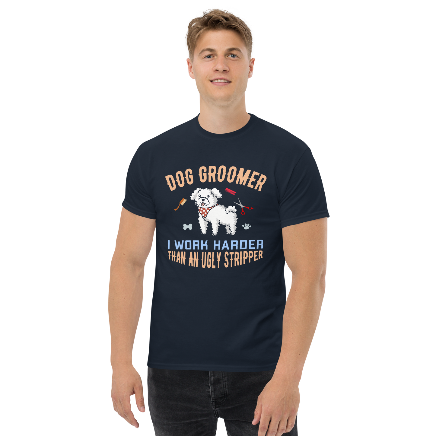 DOG GROOMER unisex dog series t-shirt