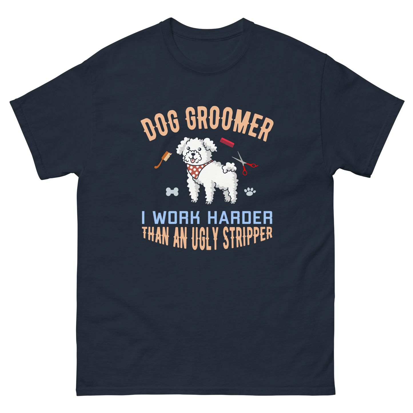 DOG GROOMER unisex dog series t-shirt