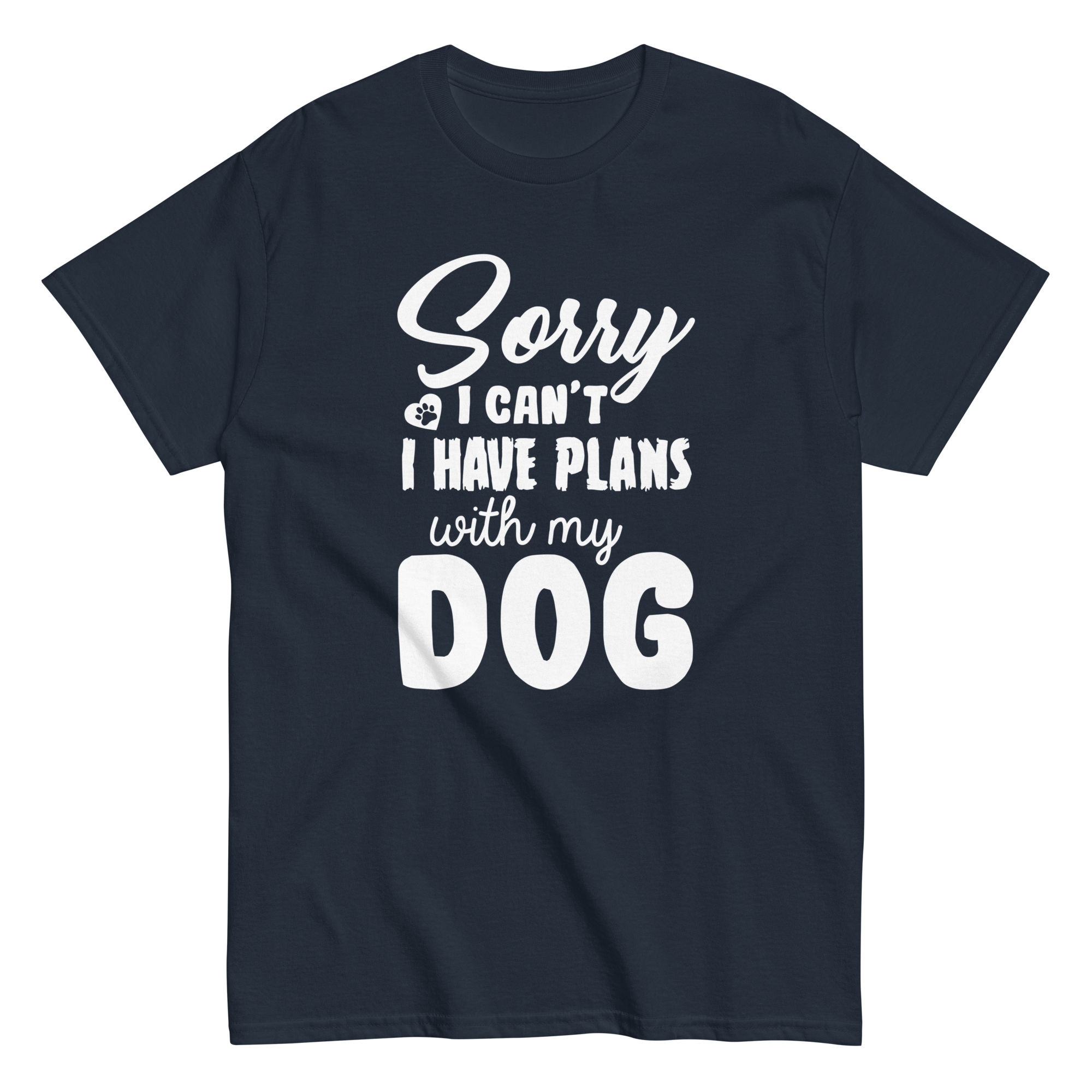 WITH MY DOG unisex t-shirt