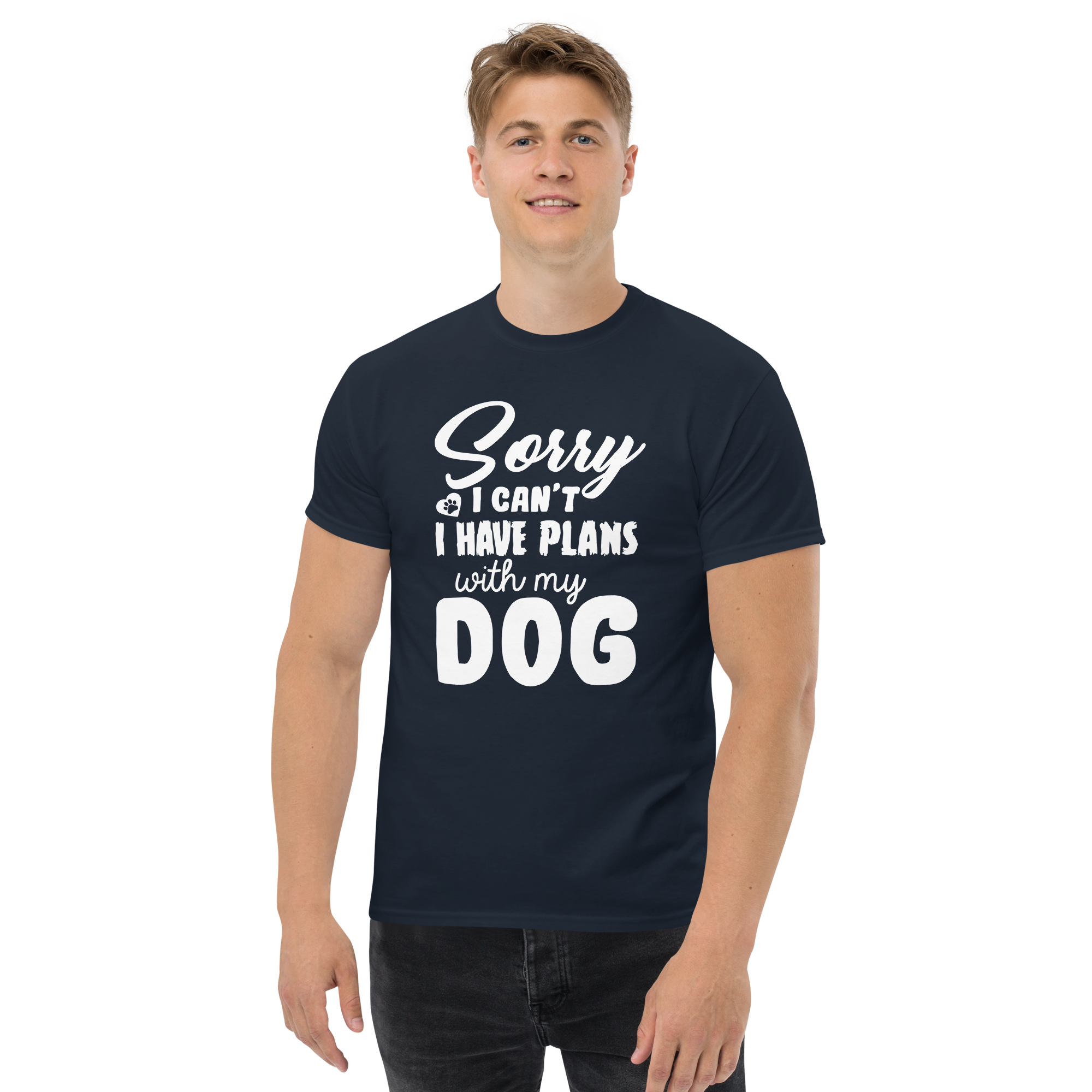 WITH MY DOG unisex t-shirt