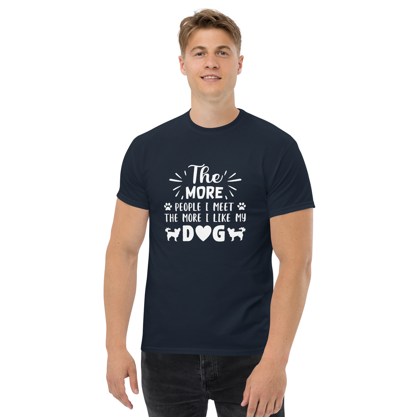 MORE DOG unisex dog series t-shirt