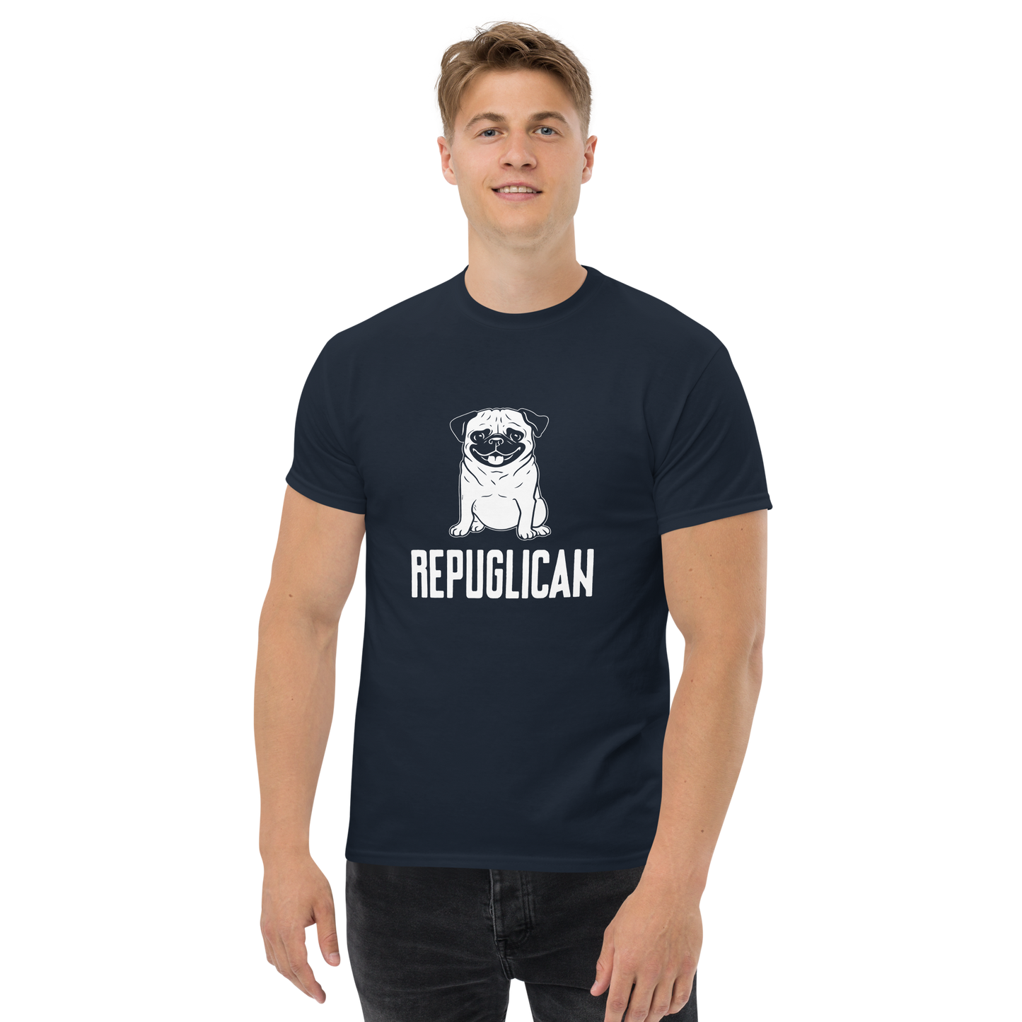 REPUGLICAN unisex dog series t-shirt