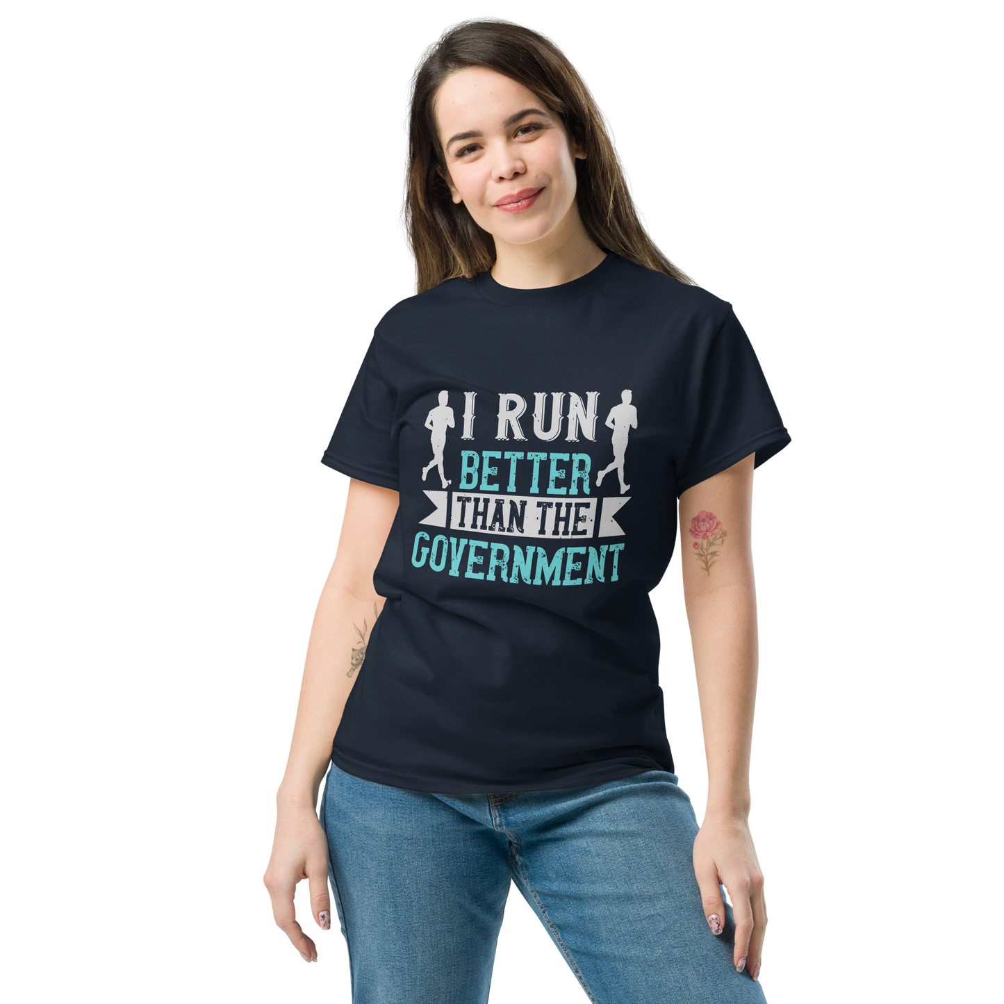 I RUN BETTER unisex running t-shirt