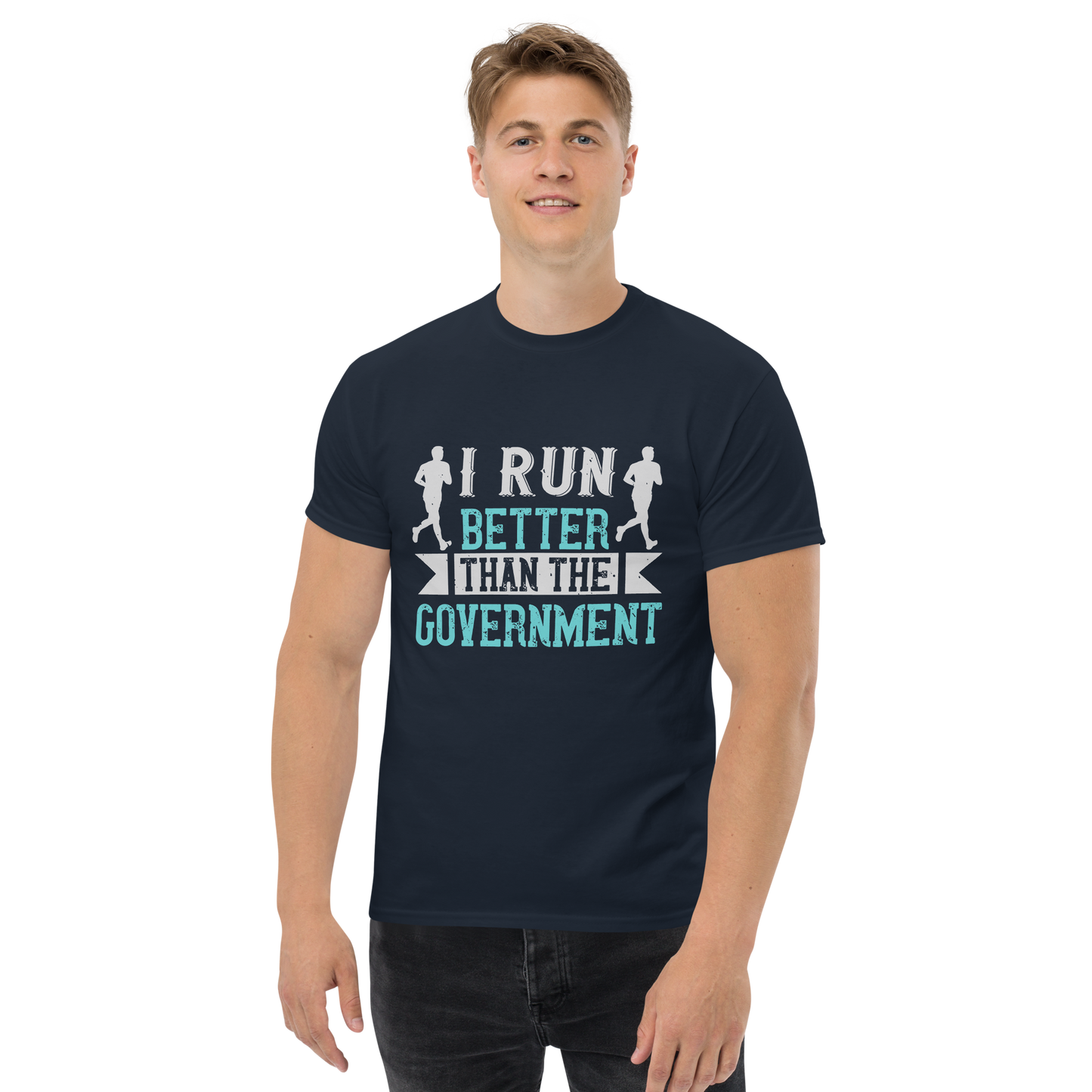 I RUN BETTER unisex running t-shirt