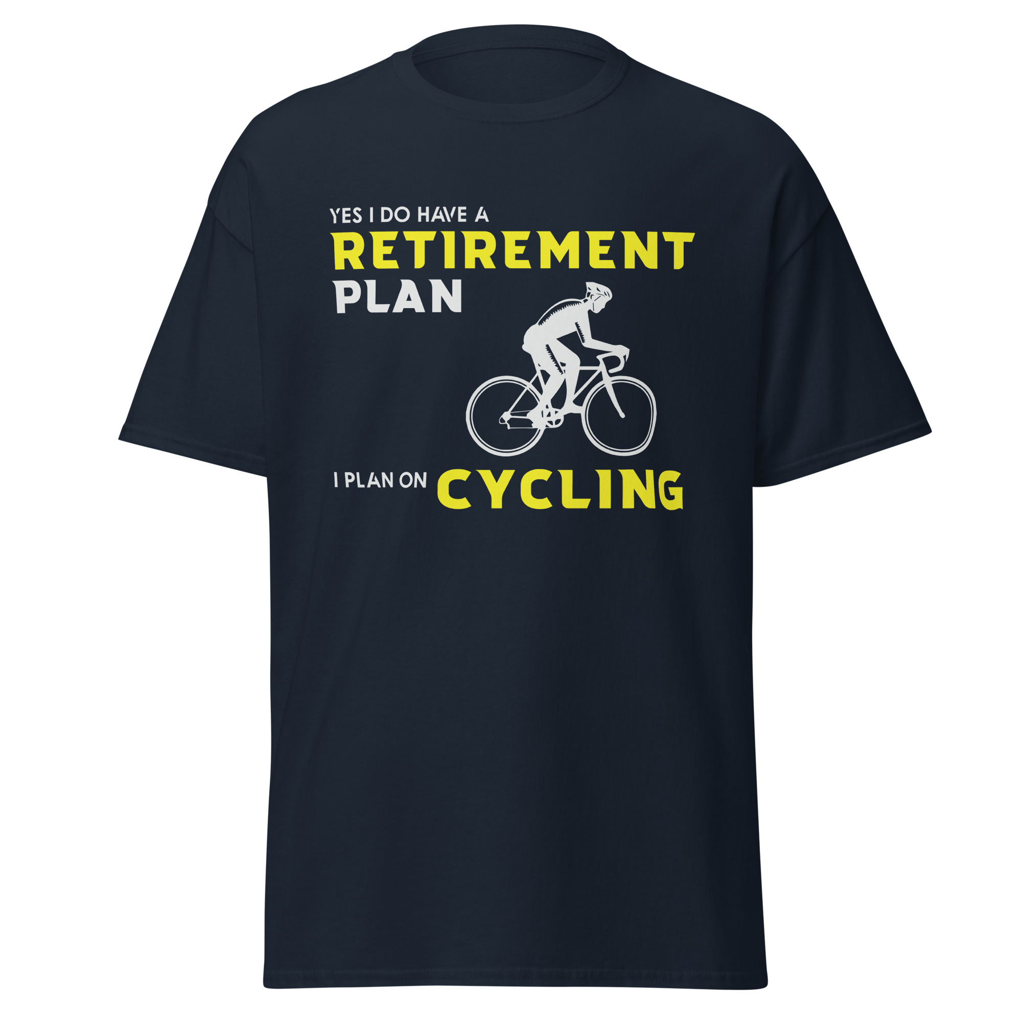 Ich plane Radfahren Unisex T-Shirt