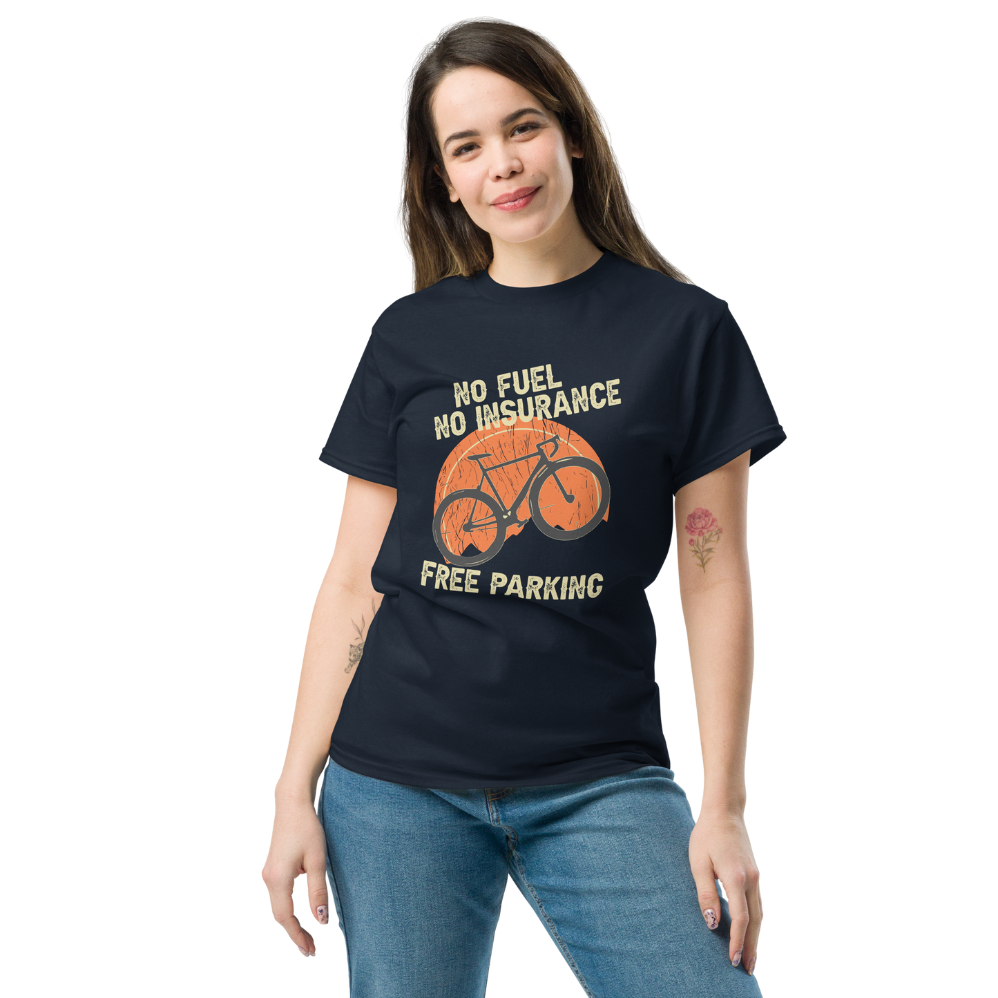 NO FUEL - NO INSURANCE - FREE PARKING unisex t-shirt