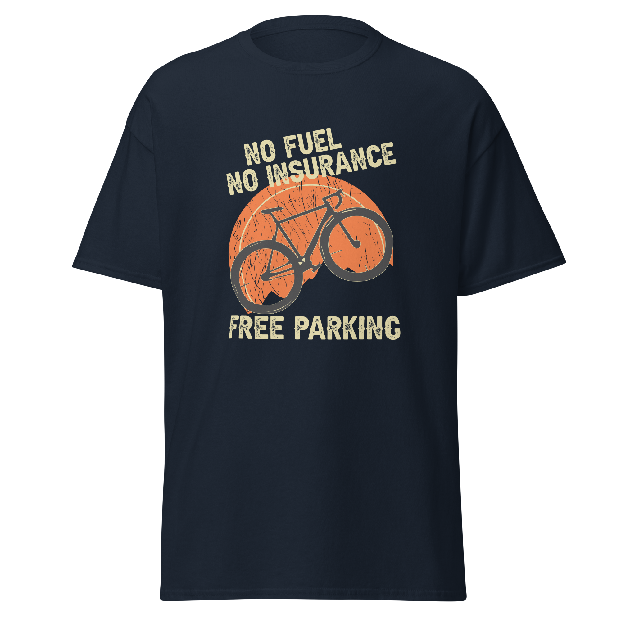 KEIN KRAFTSTOFF - KEINE VERSICHERUNG - KOSTENLOSES PARKEN Unisex T-Shirt