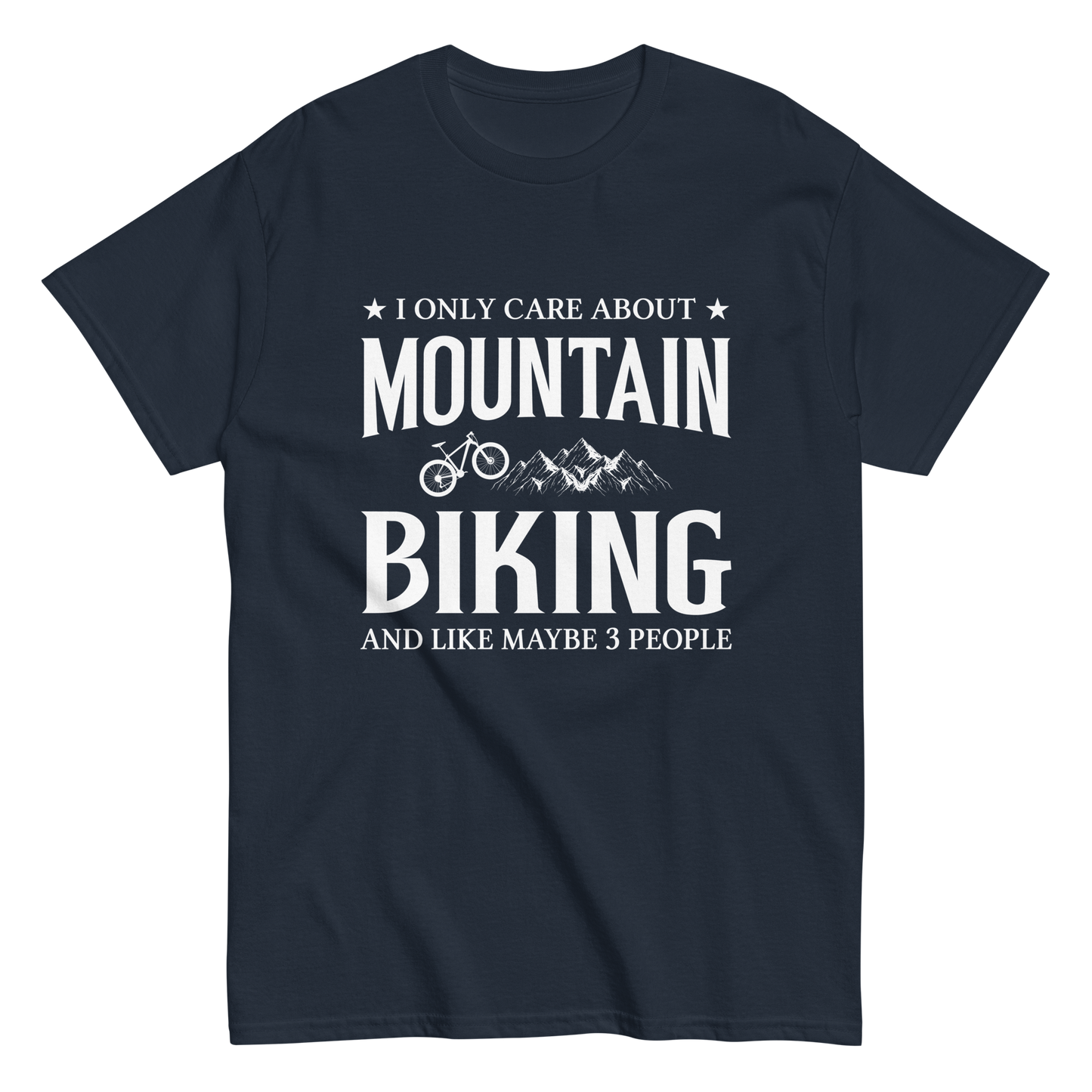 I ONLY CARE ABOUT MTB unisex t-shirt