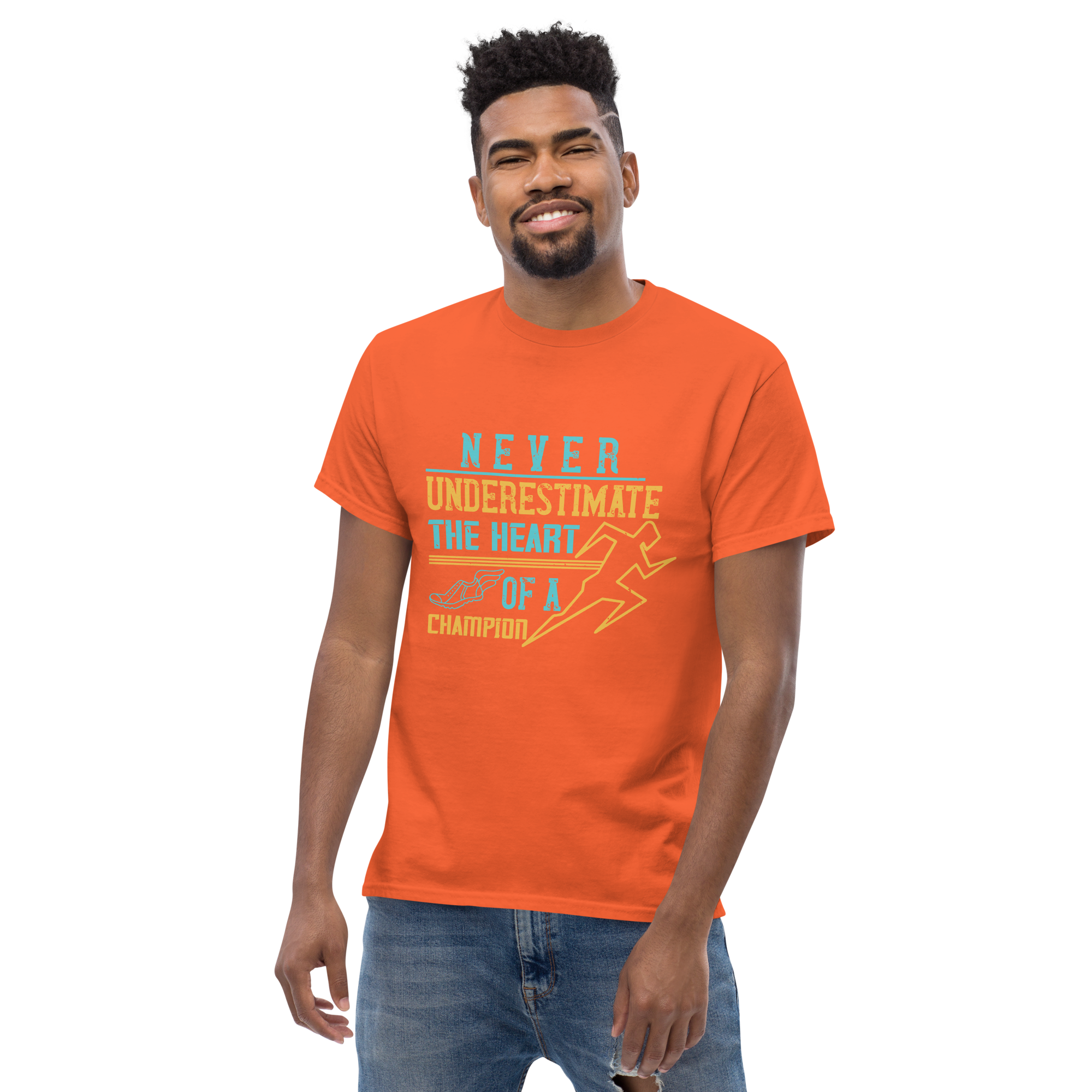 HEART OF A CHAMPION unisex t-shirt