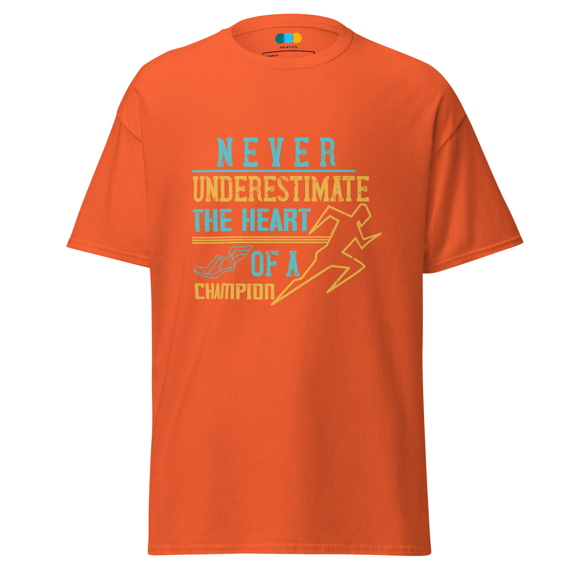 HEART OF A CHAMPION unisex t-shirt