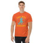RUNS /w SCISSORS unisex t-shirt - Printoo Shop - - running, t-shirt, unisex, Unisex Classic Tee | Gildan 5000
