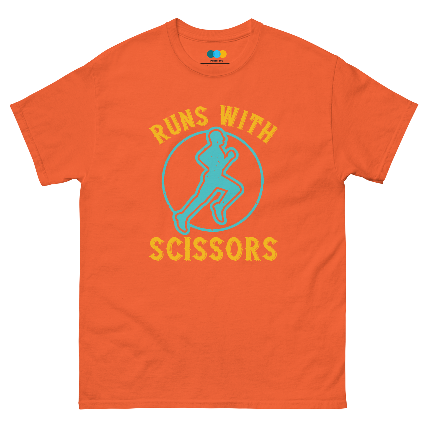 RUNS /w SCISSORS unisex running t-shirt