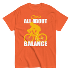 BALANCED LIFE unisex t-shirt - Printoo Shop - - bicycle, t-shirt, unisex, Unisex Classic Tee | Gildan 5000
