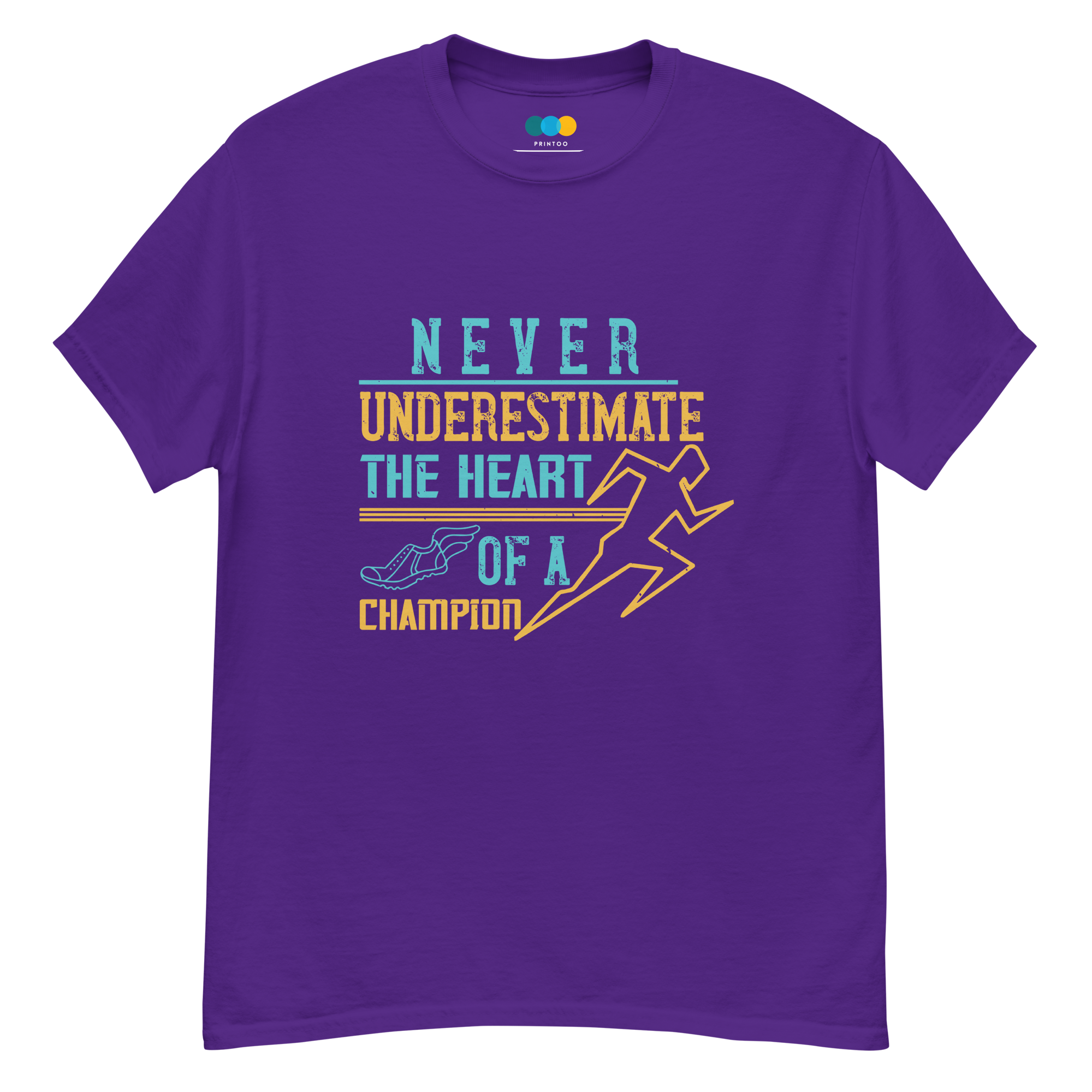 HEART OF A CHAMPION unisex t-shirt