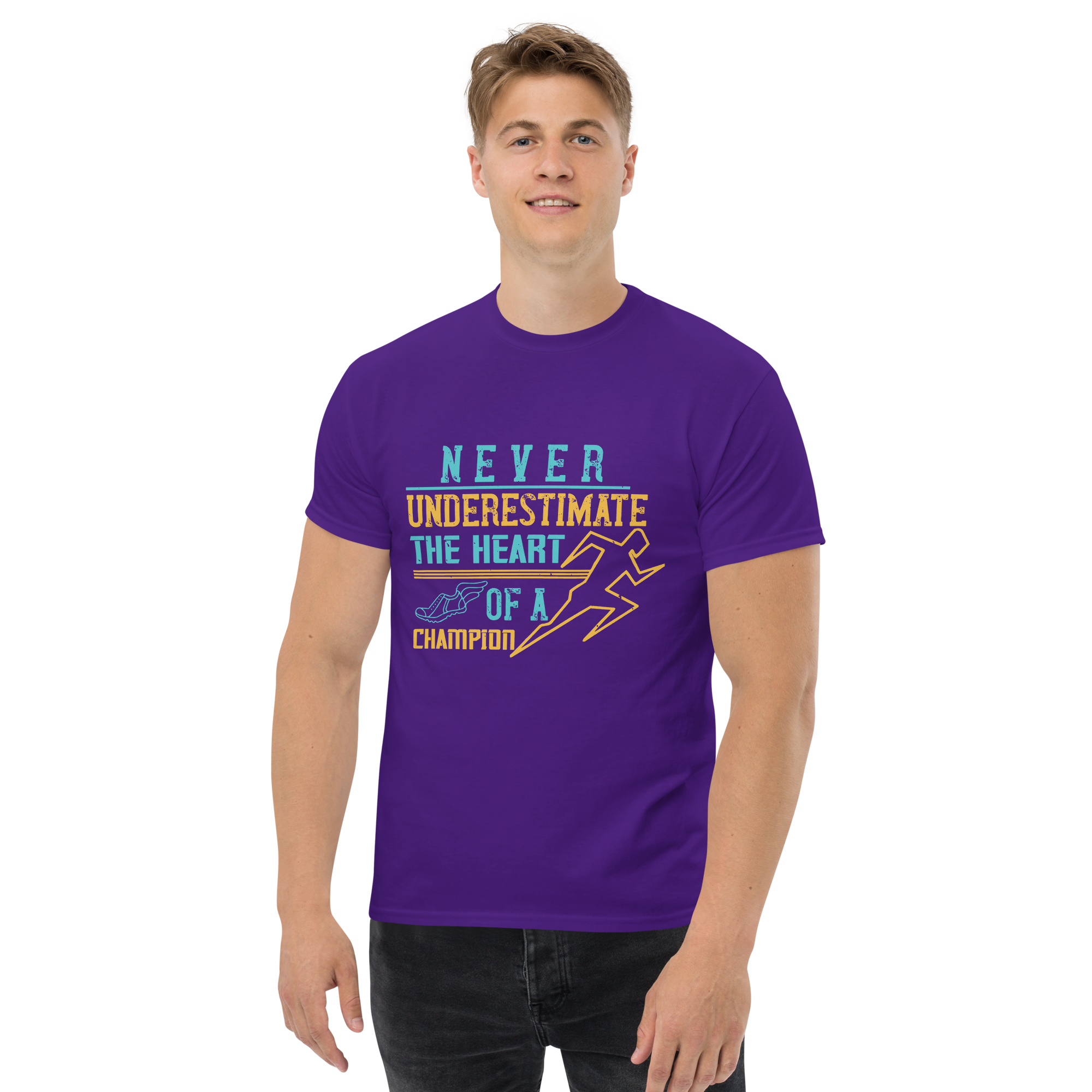 HEART OF A CHAMPION unisex t-shirt