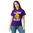 BALANCED LIFE unisex t-shirt - Printoo Shop - - bicycle, t-shirt, unisex, Unisex Classic Tee | Gildan 5000