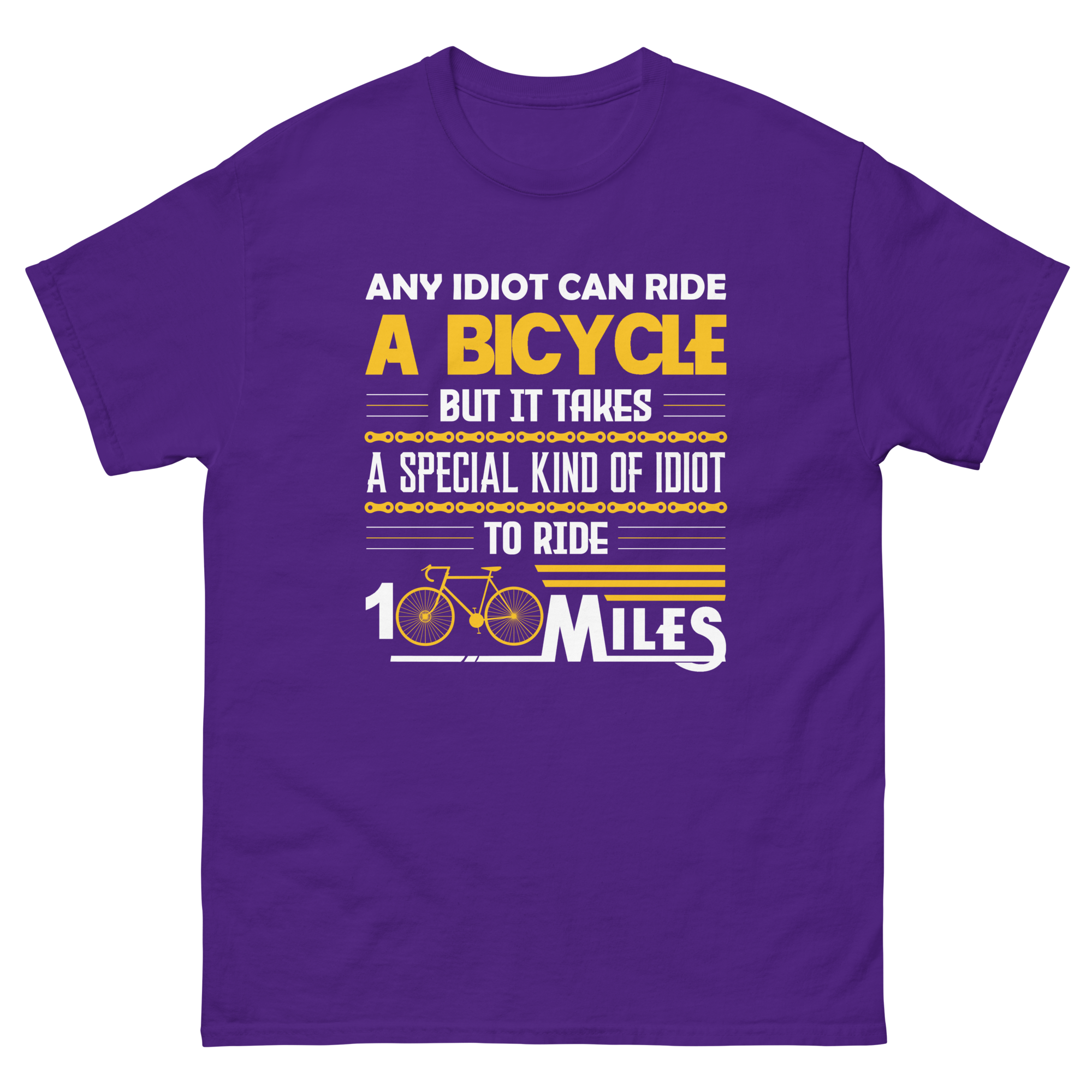 100 MILES unisex t-shirt