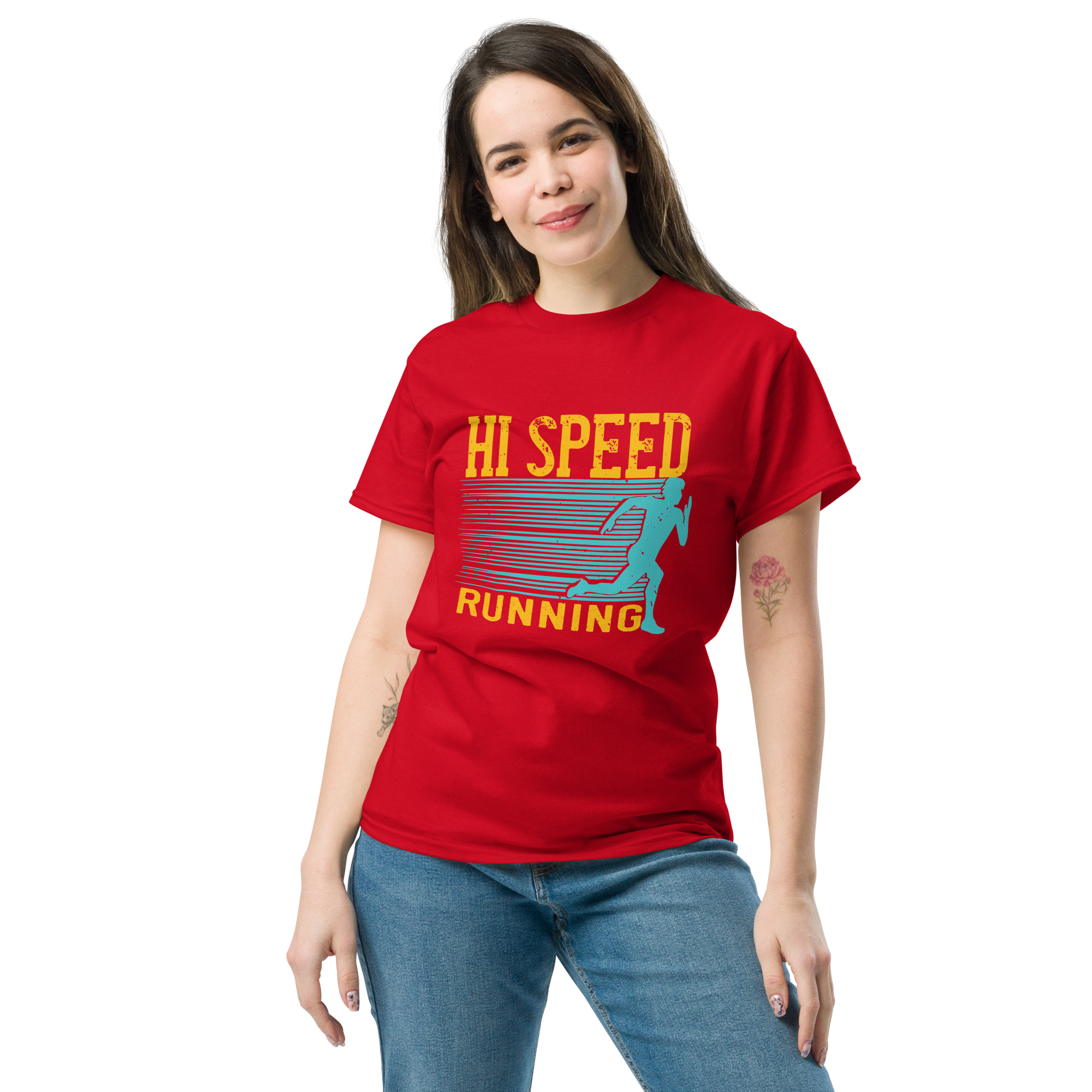 HIGH SPEED RUNNING unisex t-shirt