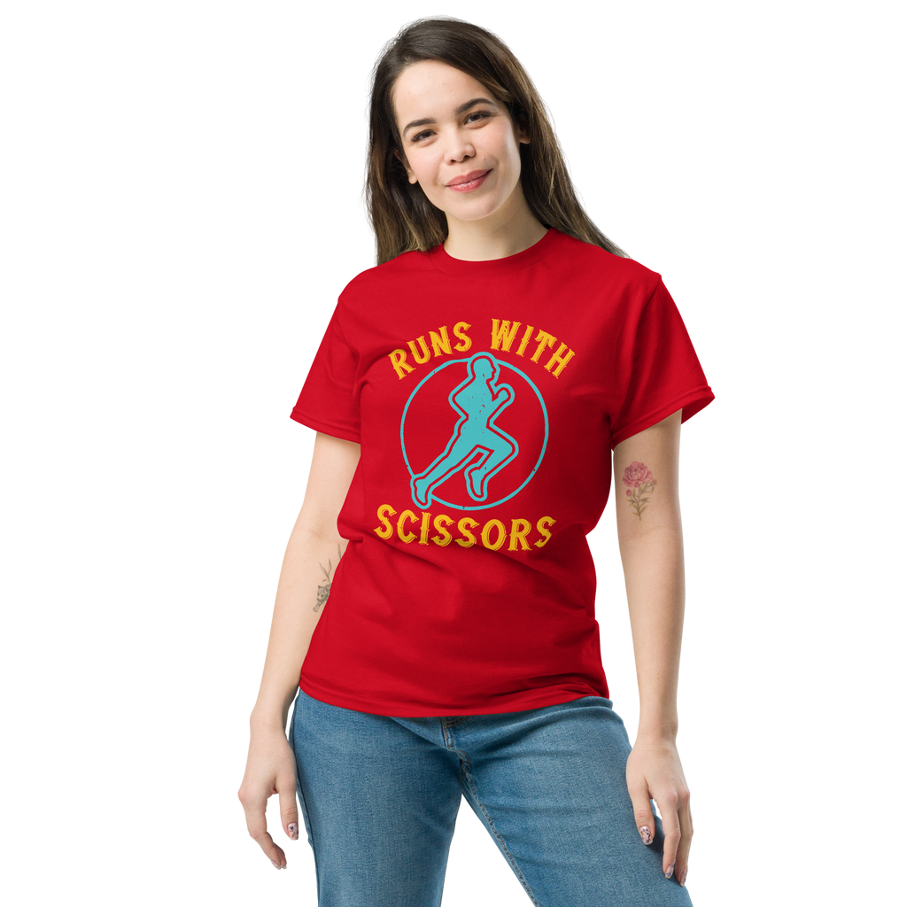 RUNS /w SCISSORS unisex t-shirt