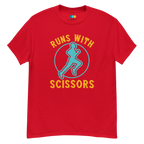 RUNS /w SCISSORS unisex t-shirt - Printoo Shop - - running, t-shirt, unisex, Unisex Classic Tee | Gildan 5000