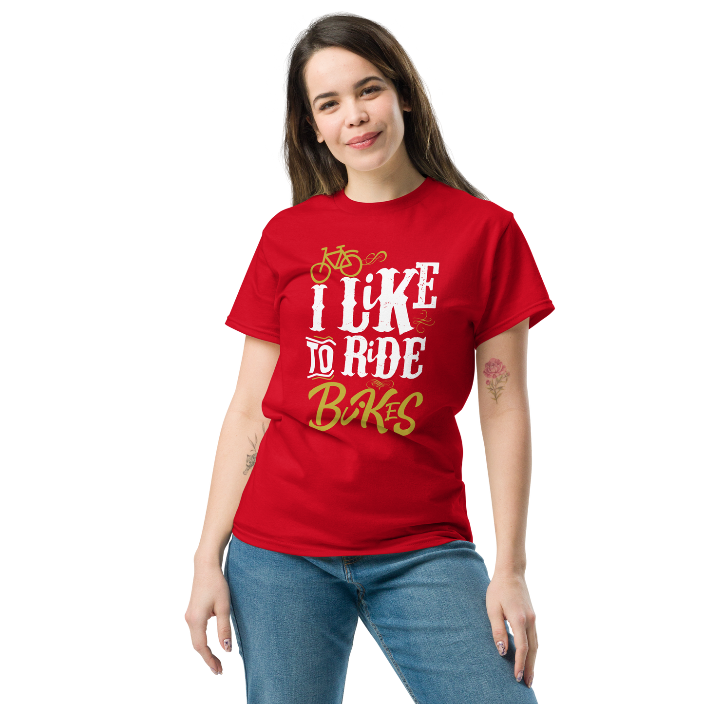 LIKE TO RIDE unisex cycling t-shirt