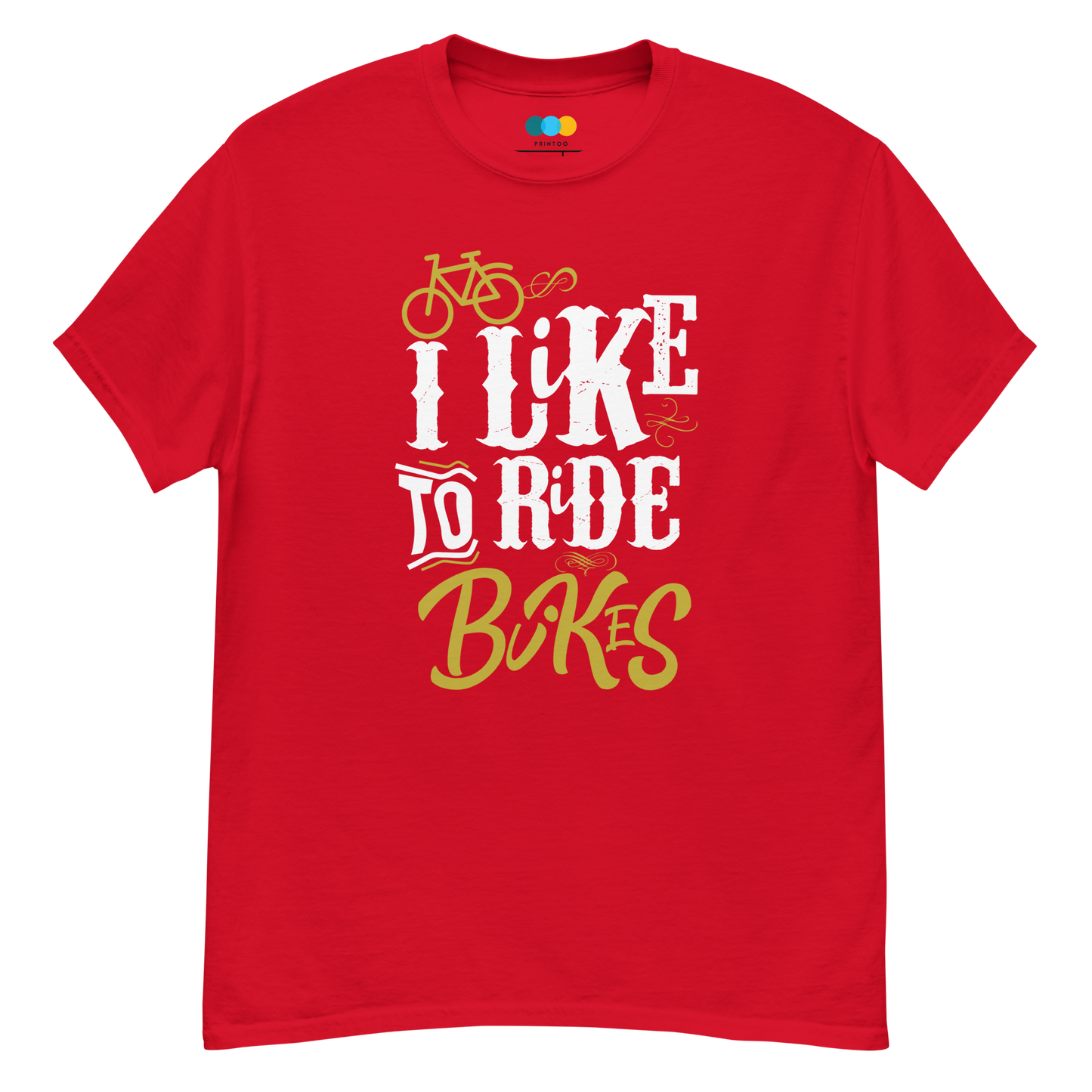 LIKE TO RIDE unisex cycling t-shirt