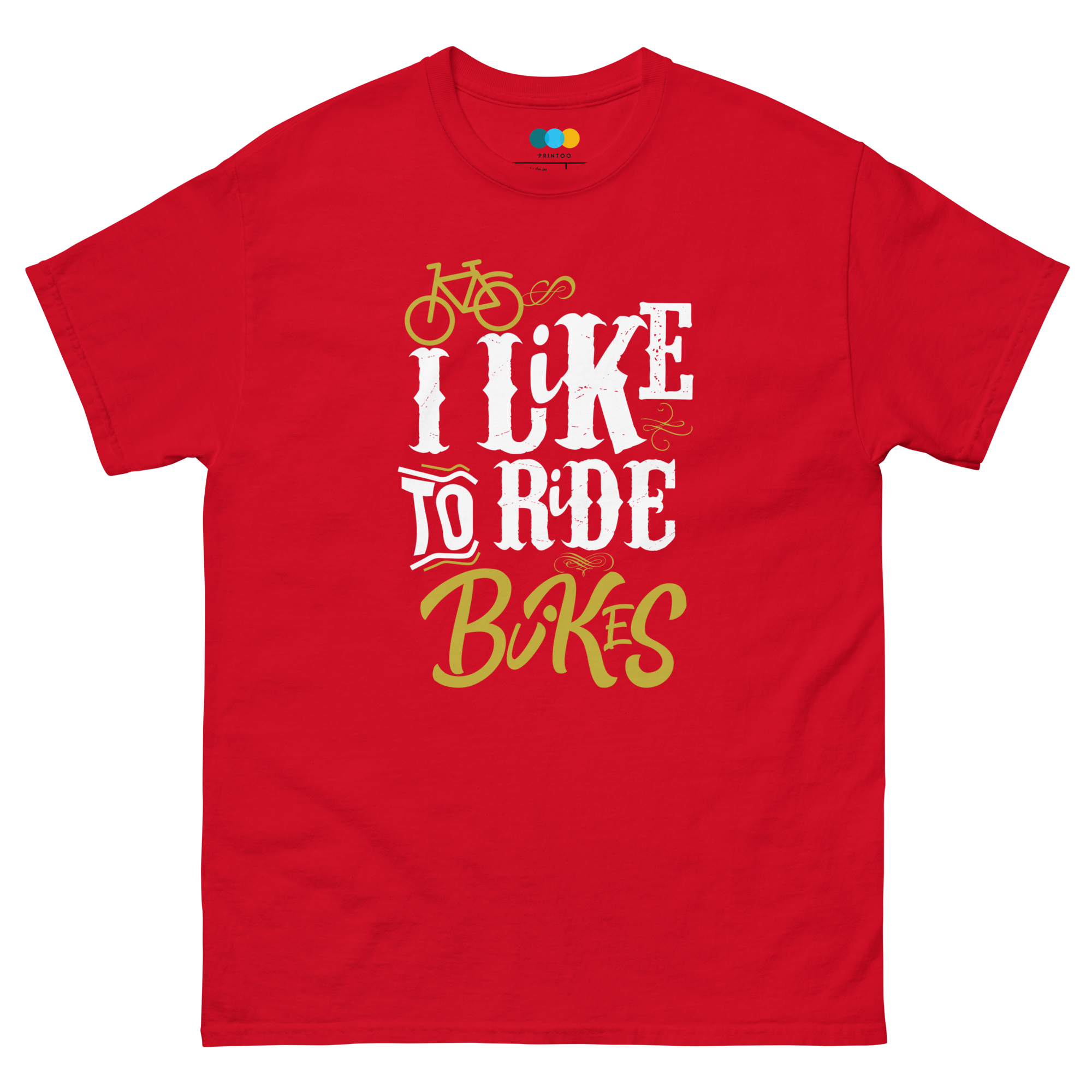 Unisex-T-Shirt „LIKE TO RIDE“